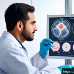 비뇨기과에서 시행하는 정액 검사 - A detailed and educational medical illustration showing the main components of semen analysis, inclu...